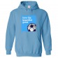 Love the Beautiful Game Football Lovers Kids and Adults Hoodie
